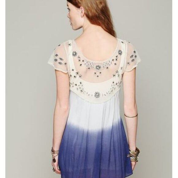 Free People Women's Embellished Palms Tunic - Size M - Picture 8 of 9